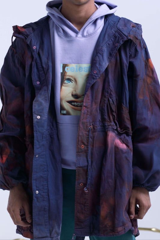 VINTAGE JACKET INTERVENED WITH SPRAY PAINT X ALDO CHAPARRO