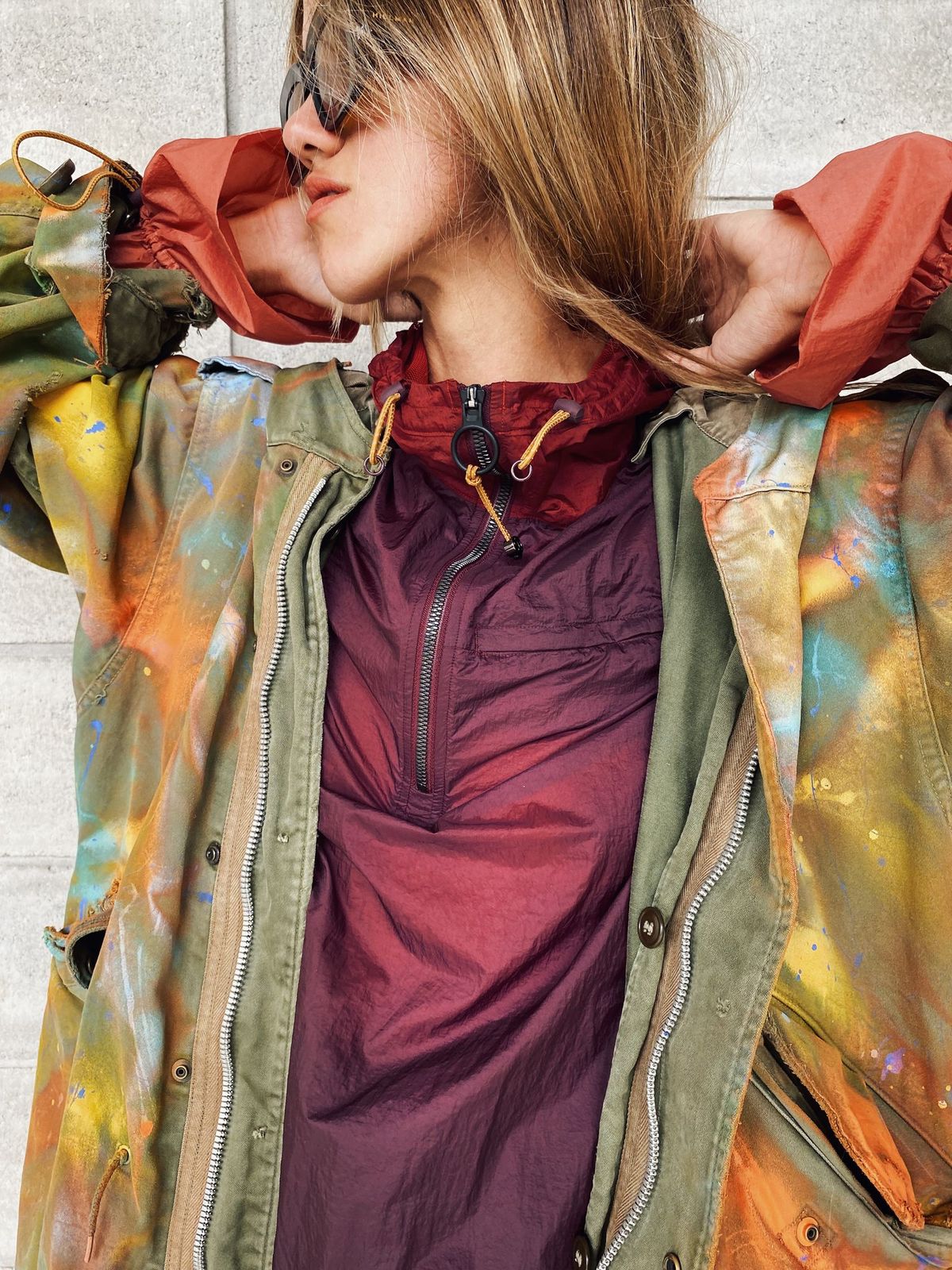 Unique Aldo Chaparro French Army Hooded Jacket