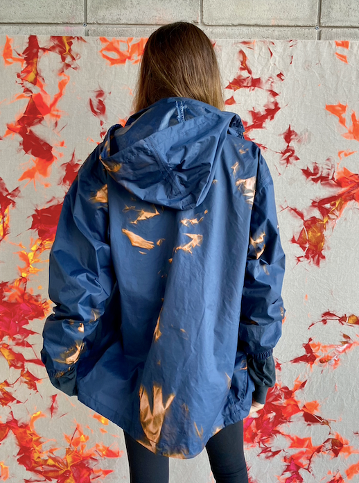 WINDBREAKER W/ SPRAY PAINT X ALDO CHAPARRO