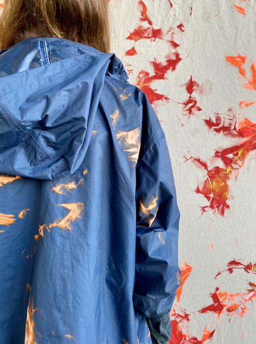 WINDBREAKER W/ SPRAY PAINT X ALDO CHAPARRO