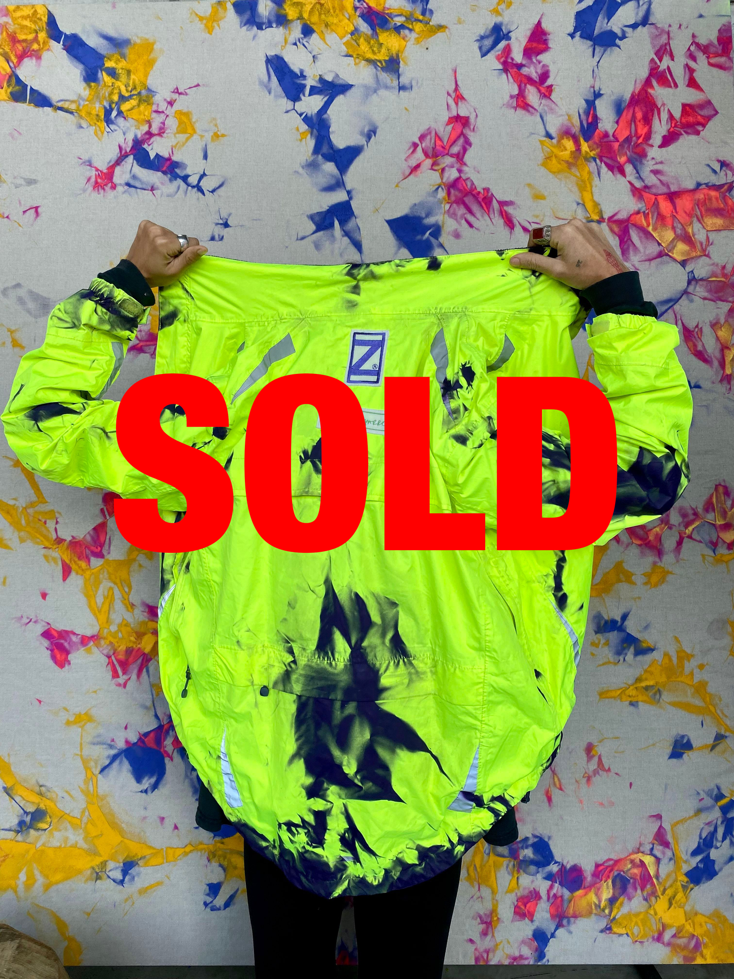 VINTAGE BRIGHT GREEN JACKET X ALDO CHAPARRO