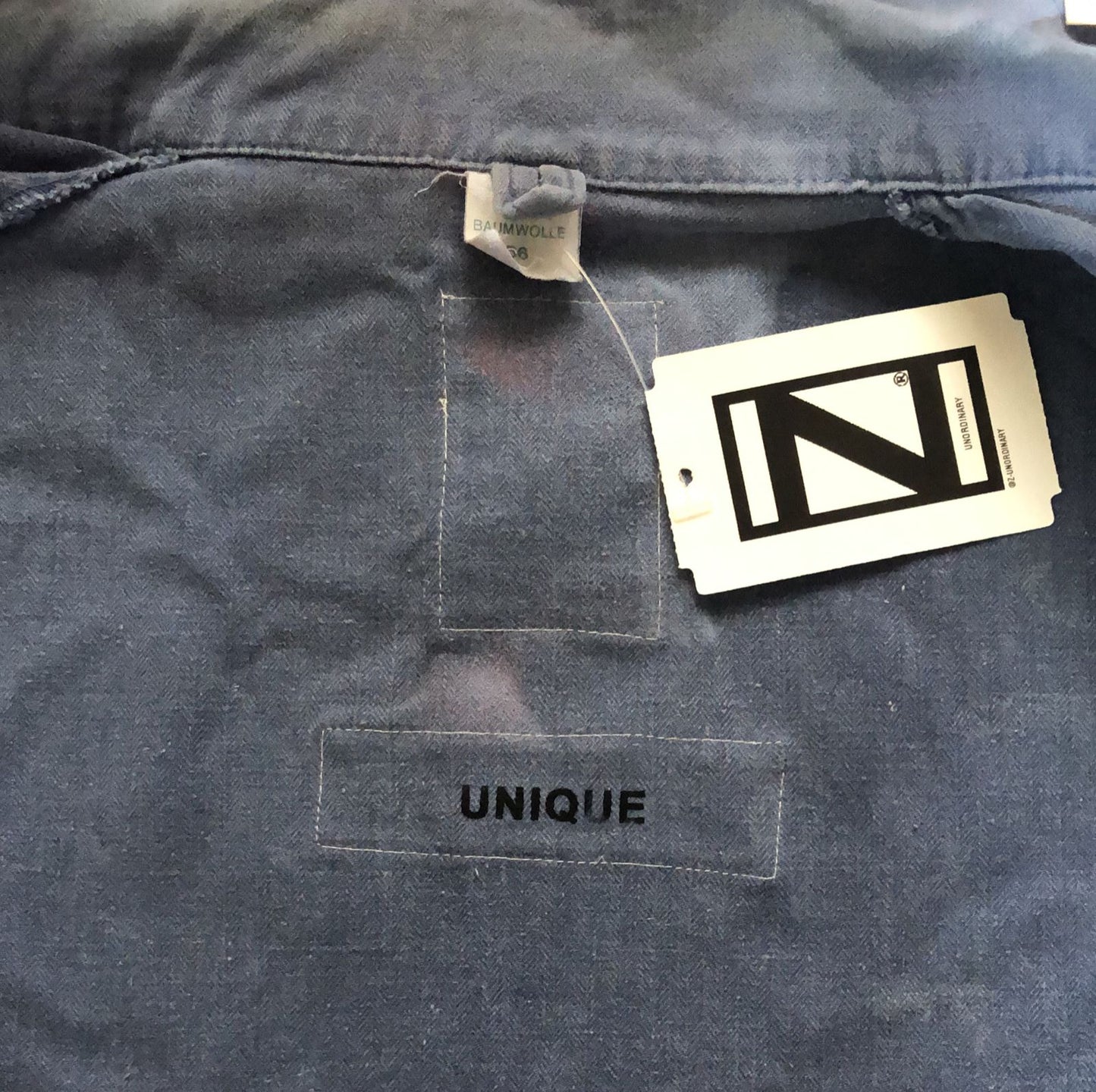 Unique Aldo Chaparro Indigo Washed Jacket