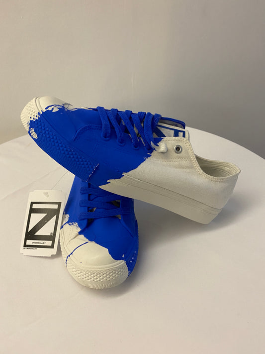 INTERVENED WHITE SNEAKERS X ALDO CHAPARRO