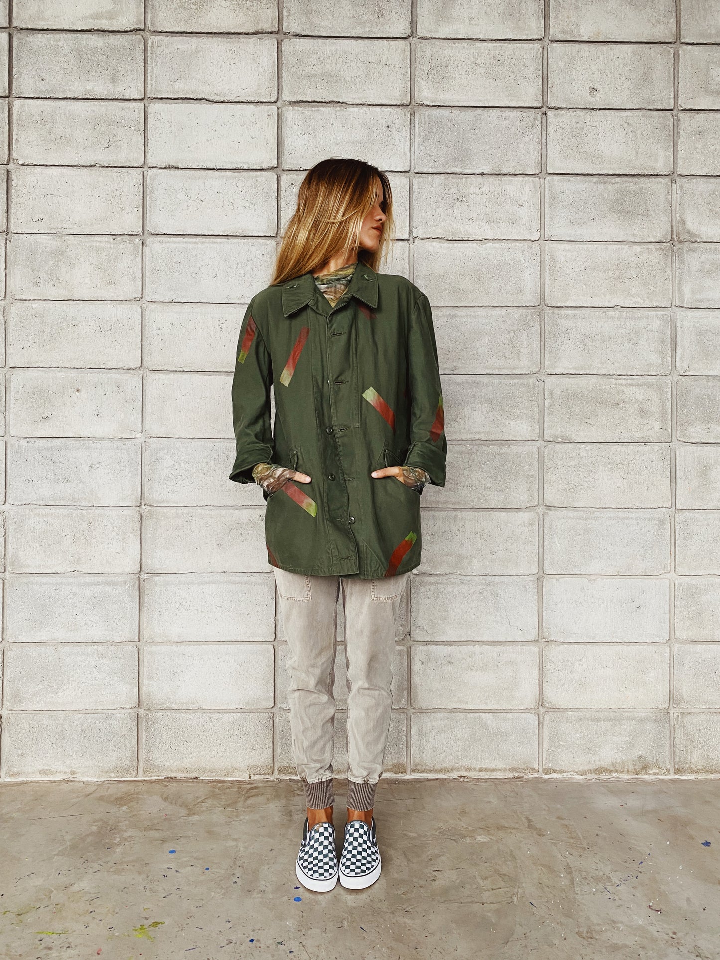 Unique Aldo Chaparro M59 Swedish Army Original Combat Uniform Jacket