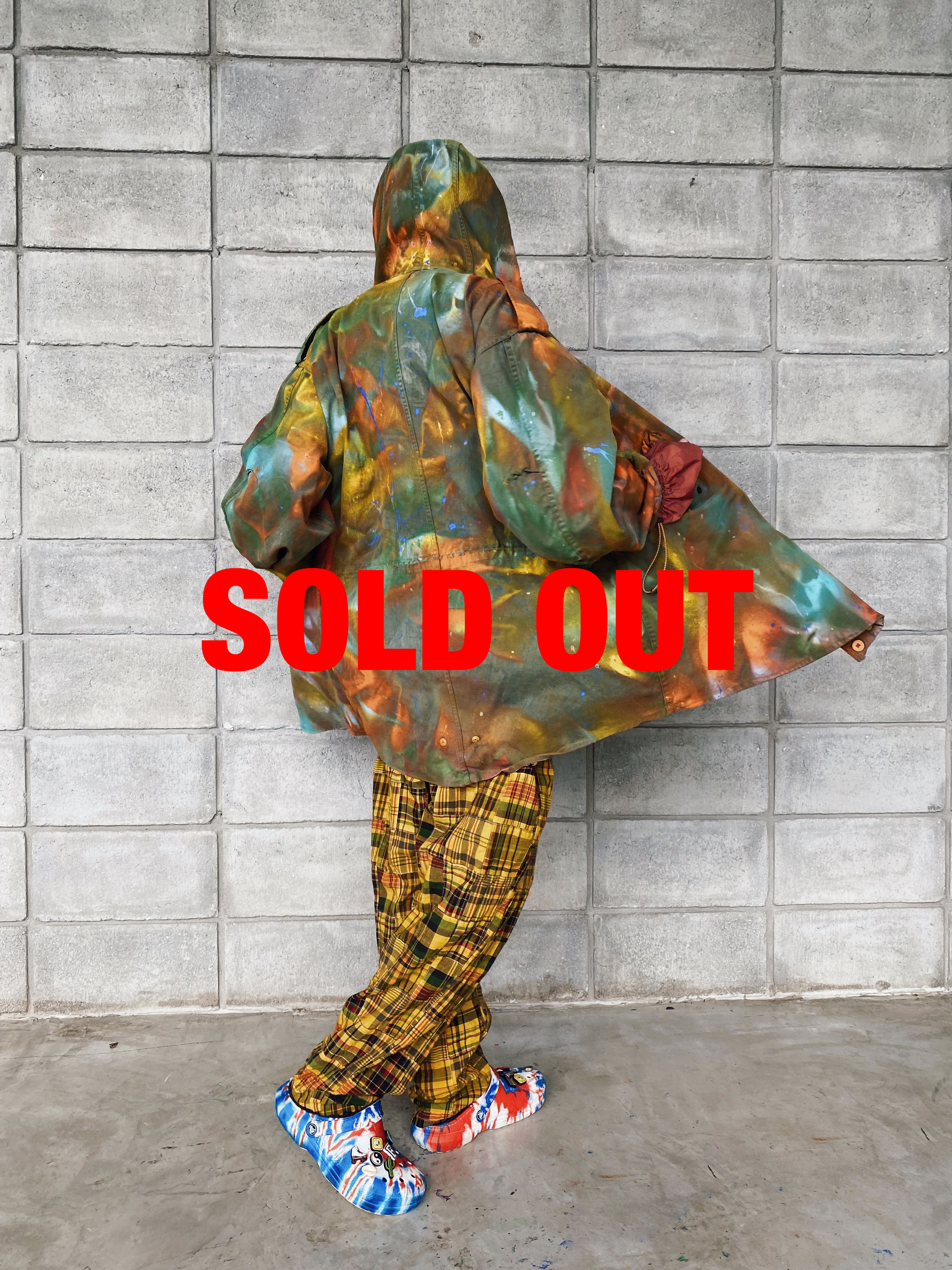Unique Aldo Chaparro French Army Hooded Jacket