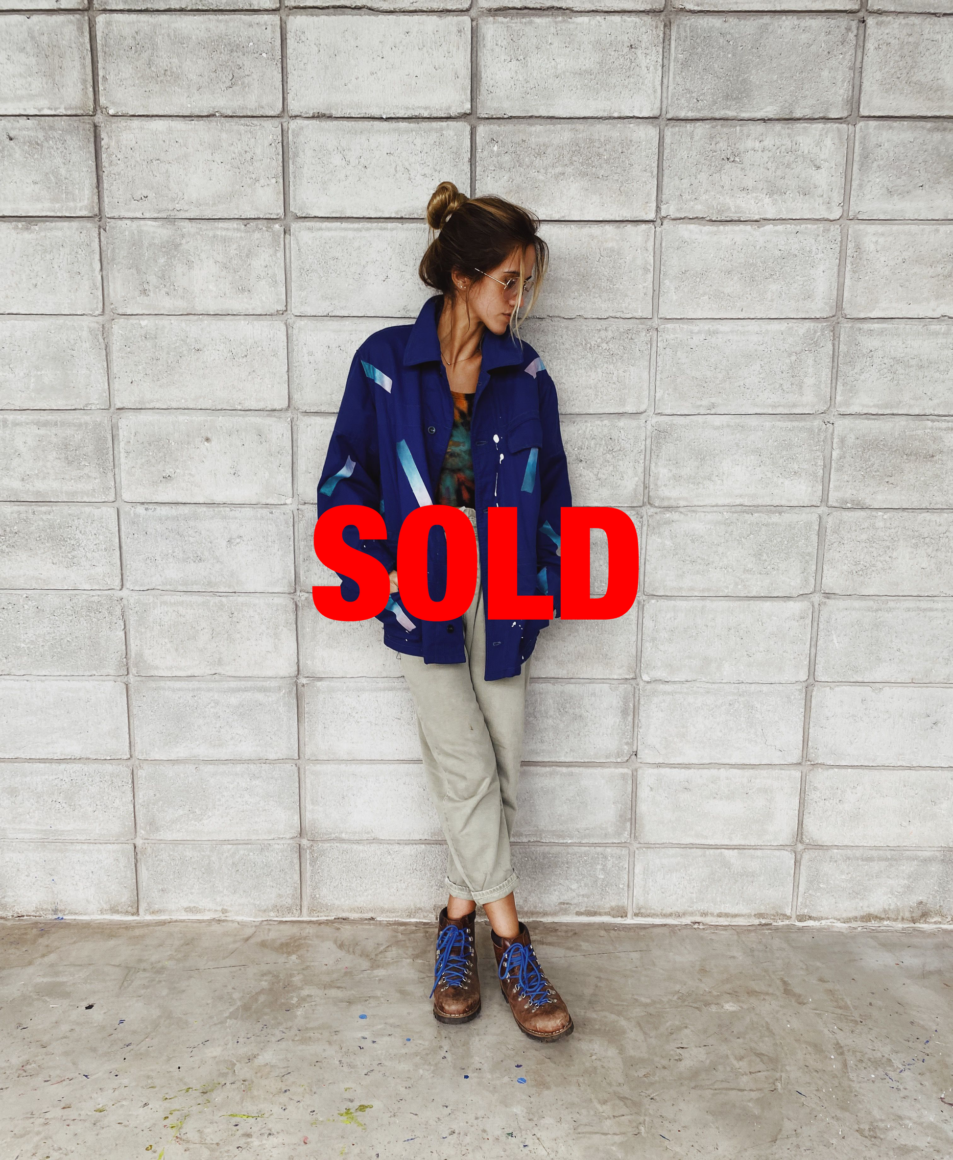 Unique Aldo Chaparro 1955 French Worker Indigo Blue Jacket